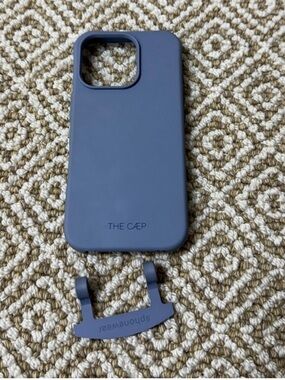 The Caep iPhone 16 Pro MagSafe Case & Detach Hook - Dusty Blue - NWOT